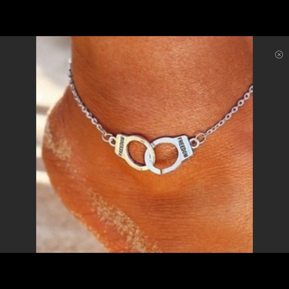 Handcuff “Freedom” Anklet Bracelet - Picture 2 of 3